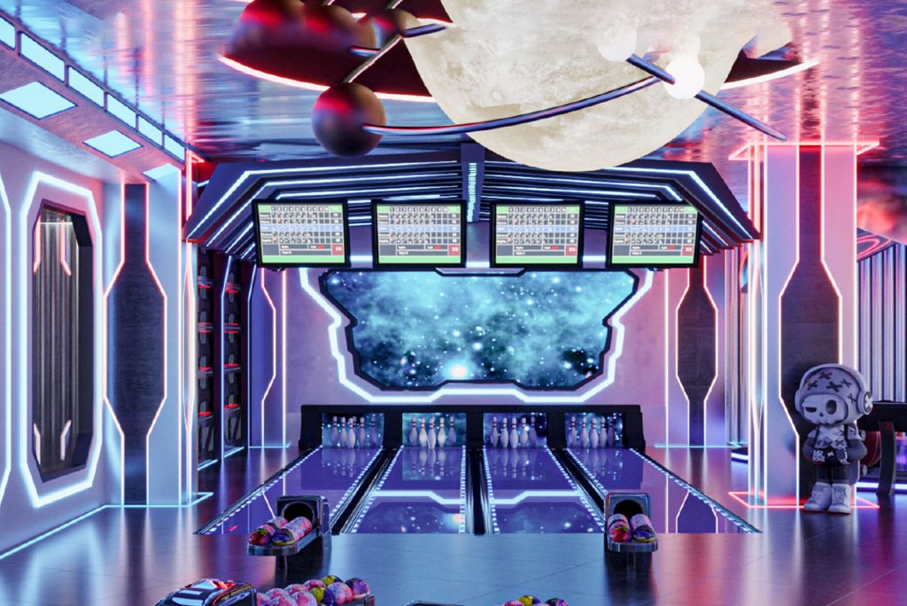 Không gian chơi game giả lập