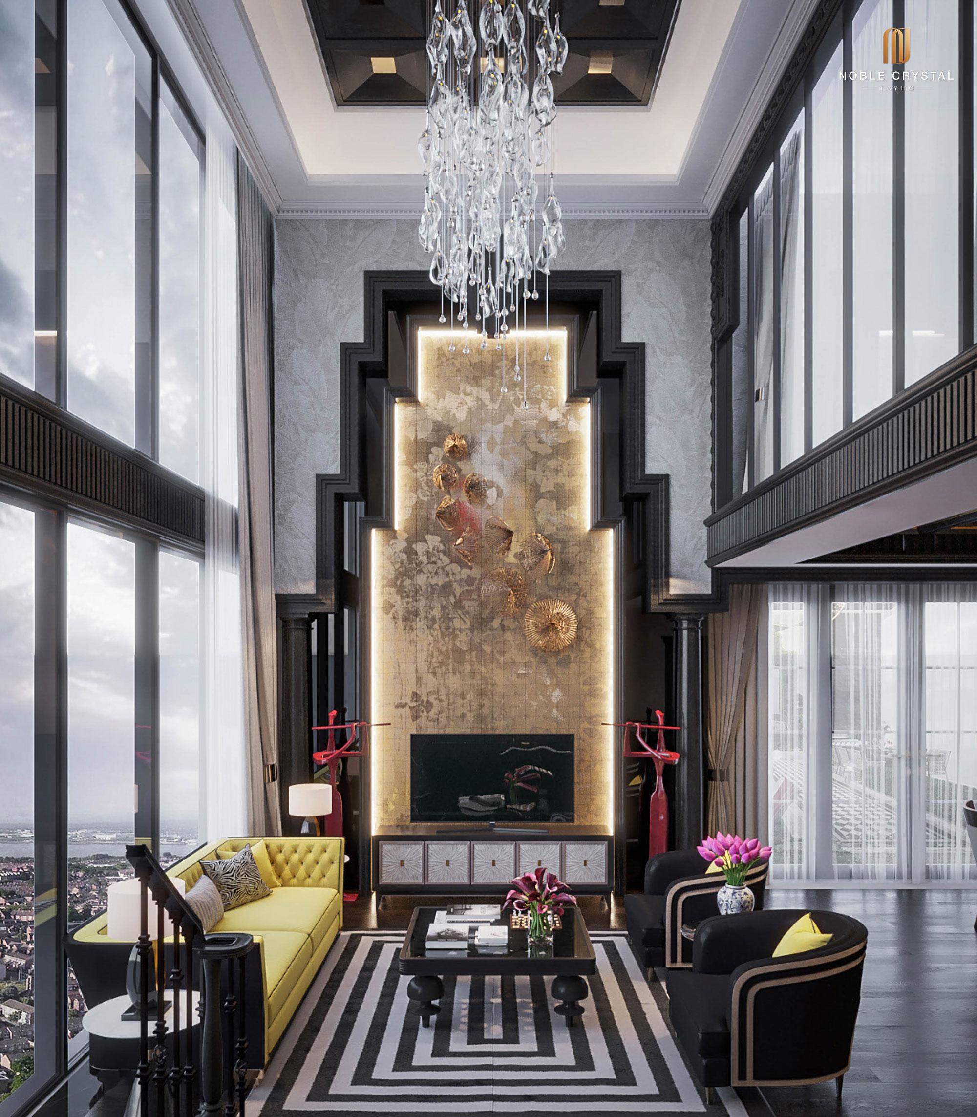 Phối Cảnh Căn Hộ Indochine Noble Crystal Tây Hồ