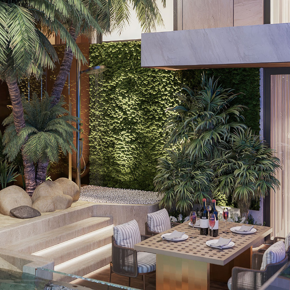 Sân Vườn Căn Hộ Noble Crystal Tây Hồ